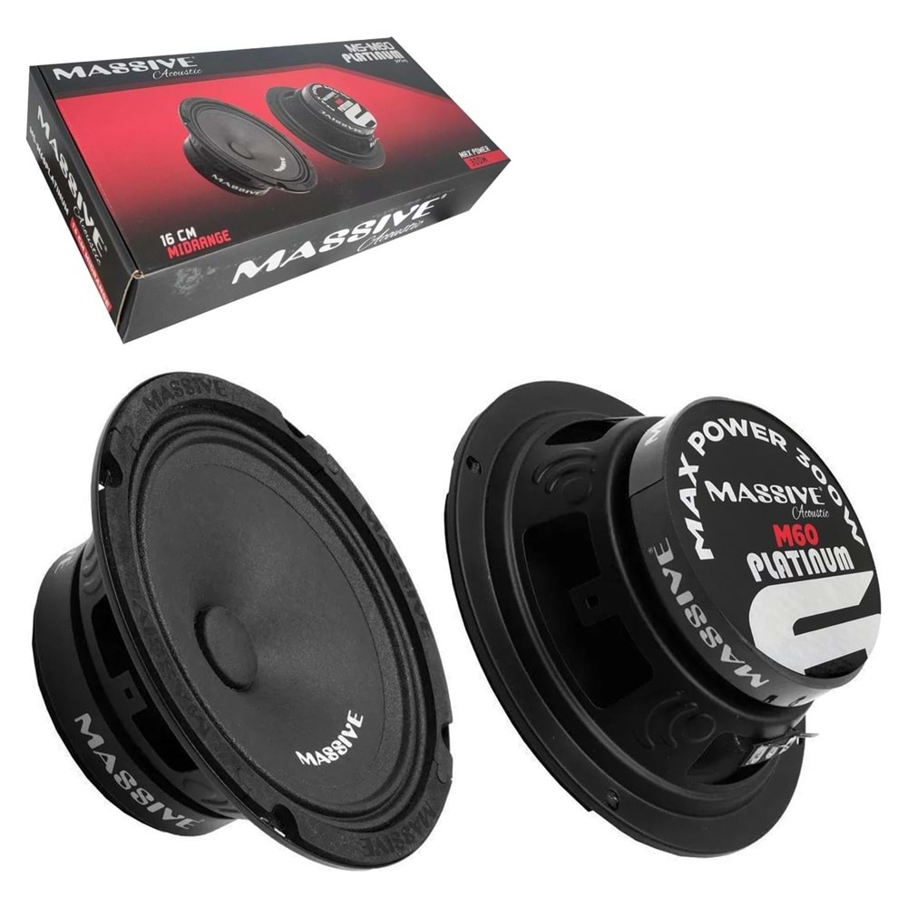 MASSİVE MS-60 300 WAAT 150 RMS 16 CM MİDRANGE 