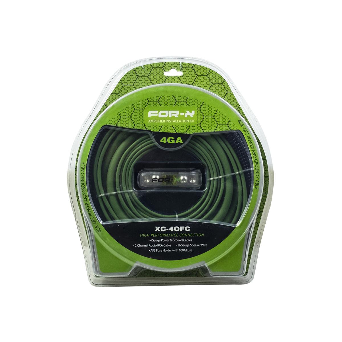 FOR-X XC-4OFC BAKIR AMFİ KABLO SETİ