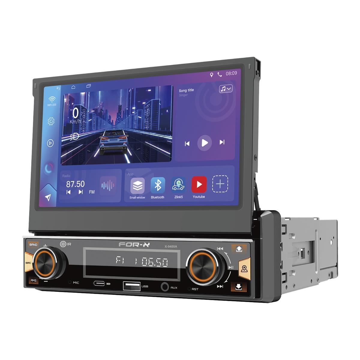 FOR-X X-9400A V3 7 İNCH ANDROİD İNDASH 2GB RAM 32 GB HAFIZA KAMERA HEDİYELİ